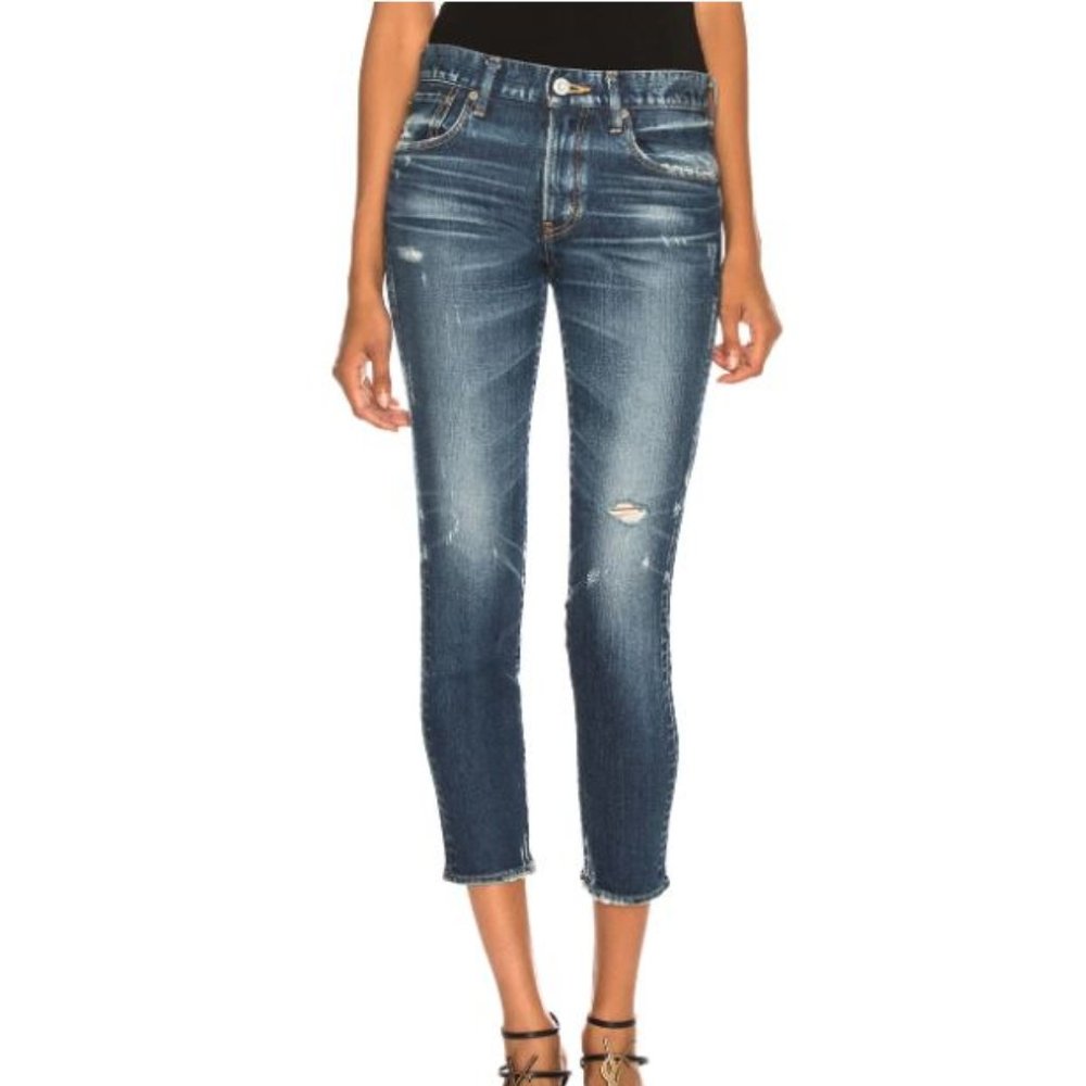 Moussy Velma Distressed Skinny Jeans - EUC